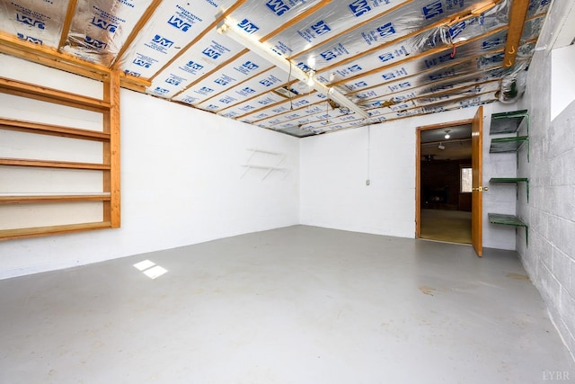 625 Sherman Dr, Lynchburg, VA 24502 - basement featuring concrete block wall