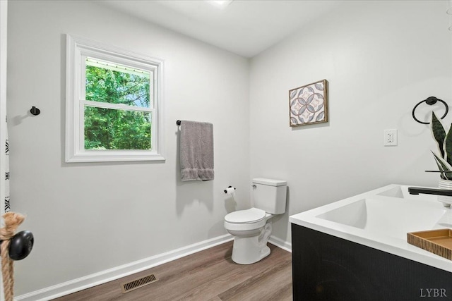 121 Brooke St, Brookneal, VA 24528 - bathroom with wood finished floors and vanity