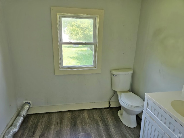 1275 Cedar Ave, Buena Vista, VA 24416 - bathroom featuring vanity and wood finished floors