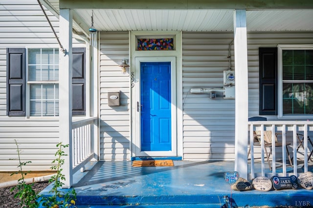 899 Brook St, Lynchburg, VA 24501 - doorway to property featuring a porch