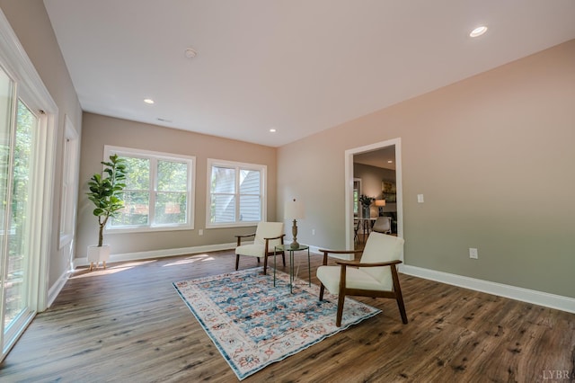 109 Tosh Ln, Goodview, VA 24095 - living area featuring wood finished floors and recessed lighting