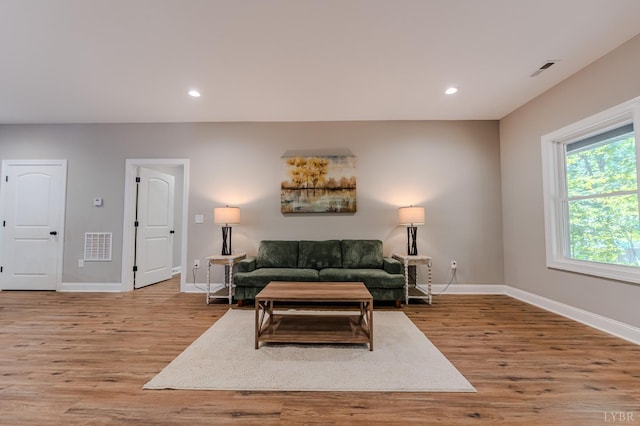 109 Tosh Ln, Goodview, VA 24095 - living area with wood finished floors and recessed lighting