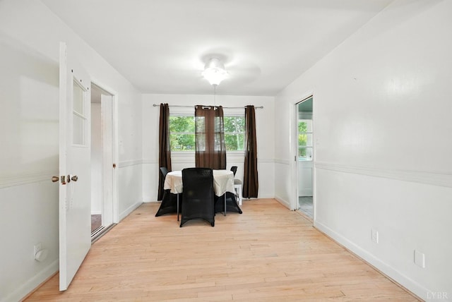 7131 Meadowbrook Rd, Lynchburg, VA 24502 - dining space featuring light wood-style floors and baseboards