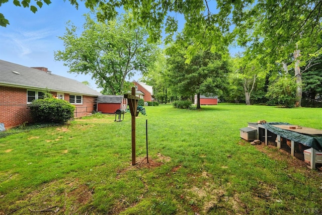 7131 Meadowbrook Rd, Lynchburg, VA 24502 - view of green lawn featuring a shed