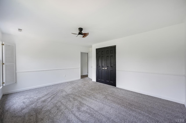 104 Overlink Ct, Lynchburg, VA 24503 - spare room featuring carpet flooring and a ceiling fan