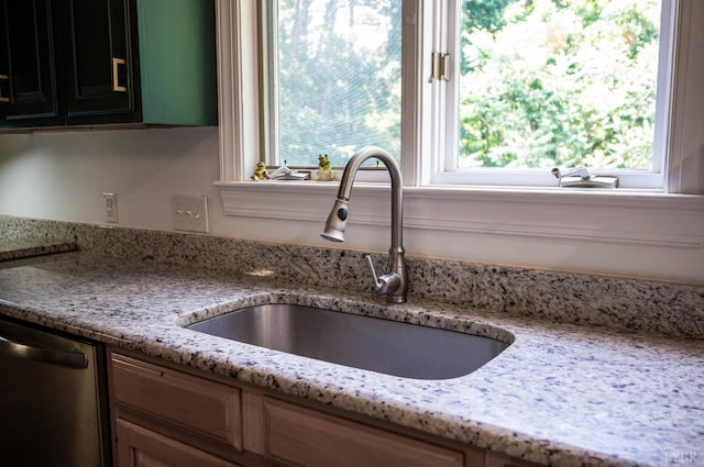 104 Overlink Ct, Lynchburg, VA 24503 - detailed view of dishwasher and light stone counters