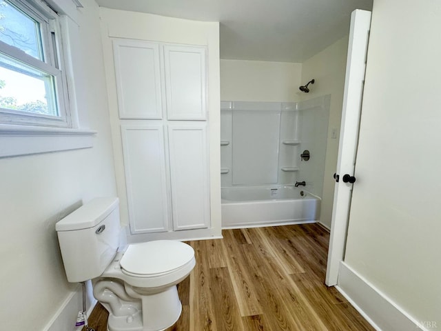 110 3rd St, Madison Heights, VA 24572 - full bath with wood finished floors and bathtub / shower combination