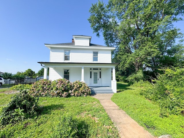 110 3rd St, Madison Heights, VA 24572 - traditional style home with covered porch