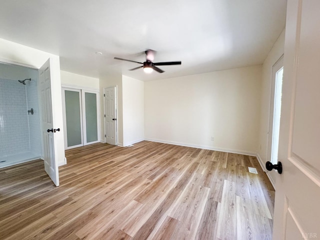 110 3rd St, Madison Heights, VA 24572 - unfurnished room featuring light wood-style floors and a ceiling fan