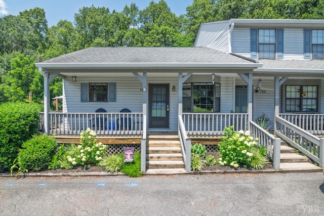 701 Goose Ridge Dr, Forest, VA 24551 - view of front of property featuring covered porch and a shingled roof