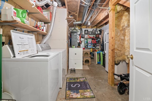 701 Goose Ridge Dr, Forest, VA 24551 - washroom with washer and clothes dryer