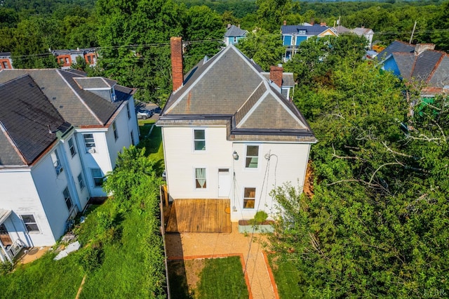 838 Rivermont Ave, Lynchburg, VA 24504 - view from above of property with a forest