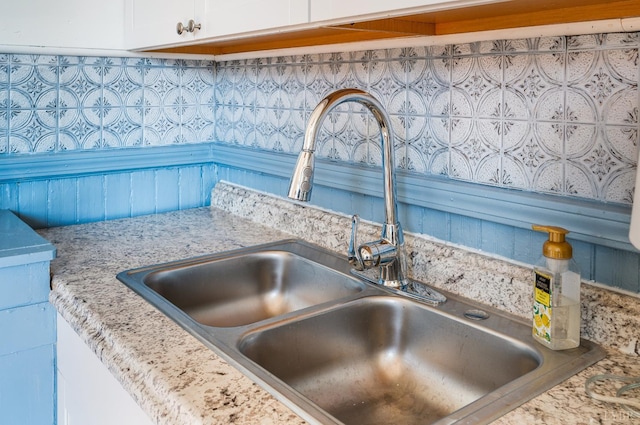 838 Rivermont Ave, Lynchburg, VA 24504 - kitchen view of a sink and white cabinetry