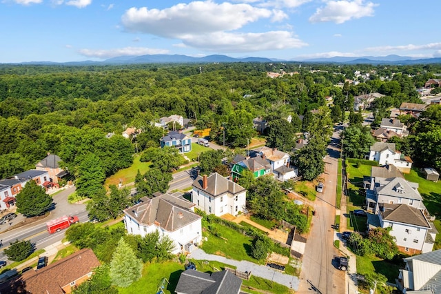 838 Rivermont Ave, Lynchburg, VA 24504 - aerial view of residential area with a mountainous background and a forest