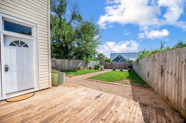 838 Rivermont Ave, Lynchburg, VA 24504 - wooden terrace with a fenced backyard