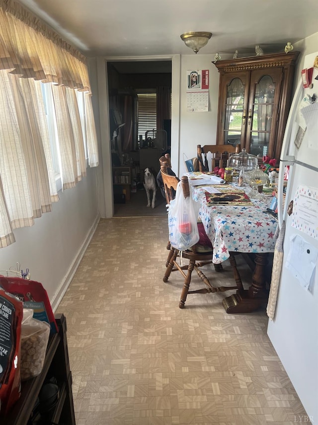 3200 Pocket Rd, Hurt, VA 24563 - dining space with baseboards and light flooring
