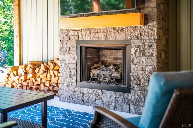 336 Somerset Dr, Appomattox, VA 24522 - detailed view of a fireplace