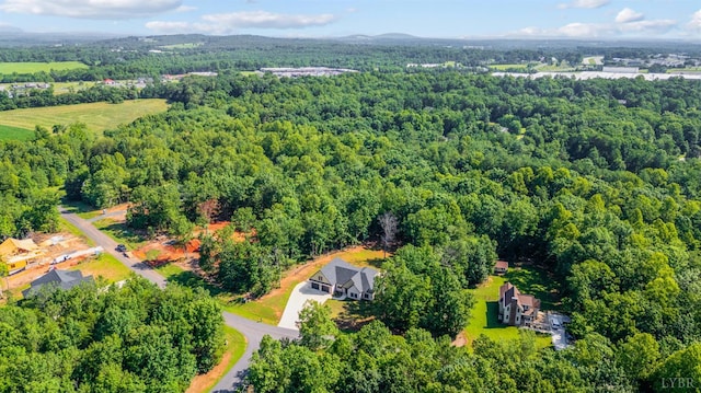 336 Somerset Dr, Appomattox, VA 24522 - bird's eye view of a forest