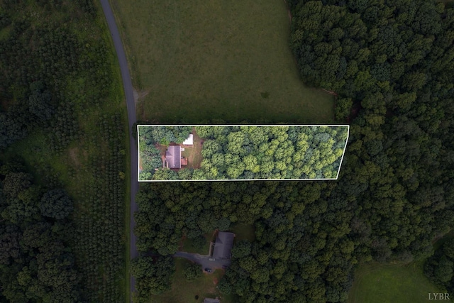 1279 Buck Creek Rd, Appomattox, VA 24522 - aerial view of property's location featuring property boundaries highlighted