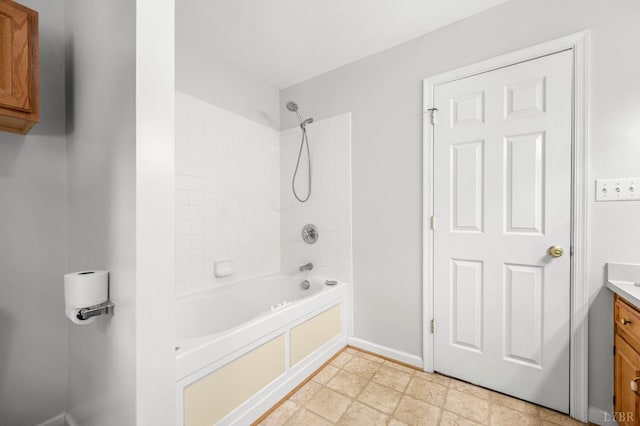 1279 Buck Creek Rd, Appomattox, VA 24522 - bathroom with vanity and shower / tub combination