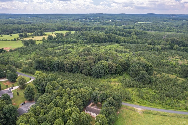 1279 Buck Creek Rd, Appomattox, VA 24522 - aerial overview of property's location featuring a heavily wooded area