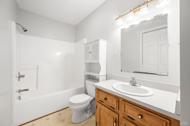 1279 Buck Creek Rd, Appomattox, VA 24522 - bathroom featuring vanity, bathing tub / shower combination, and tile patterned floors