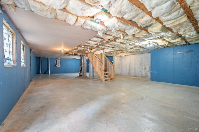 1279 Buck Creek Rd, Appomattox, VA 24522 - below grade area featuring stairway