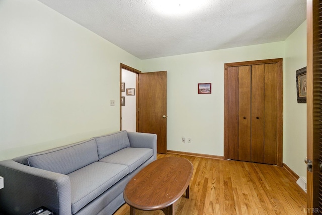 239 Briarcliff Ln, Madison Heights, VA 24572 - living room with light wood-style floors and a textured ceiling