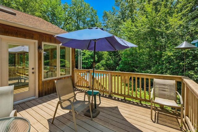 239 Briarcliff Ln, Madison Heights, VA 24572 - view of deck