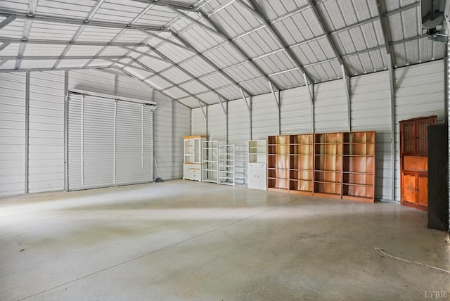 2294 High Peak Rd, Monroe, VA 24574 - garage with metal wall