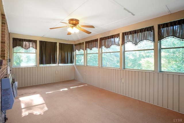 2294 High Peak Rd, Monroe, VA 24574 - unfurnished sunroom featuring ceiling fan and healthy amount of natural light