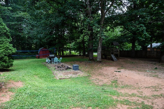 68 Cardwell Ln, Lynchburg, VA 24504 - view of yard with a playground