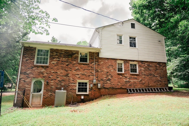 68 Cardwell Ln, Lynchburg, VA 24504 - view of property exterior featuring brick siding and a central AC unit