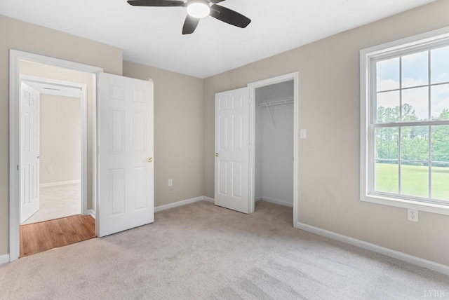 1505 Chestnut Grove Rd, Appomattox, VA 24522 - unfurnished bedroom featuring carpet flooring, a ceiling fan, and a closet