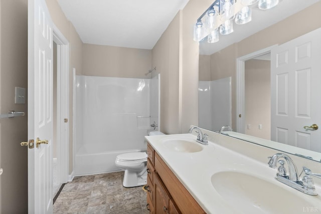 1505 Chestnut Grove Rd, Appomattox, VA 24522 - full bath featuring double vanity and bathing tub / shower combination
