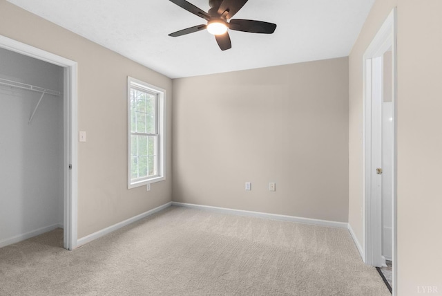 1505 Chestnut Grove Rd, Appomattox, VA 24522 - unfurnished bedroom with carpet, a closet, and ceiling fan