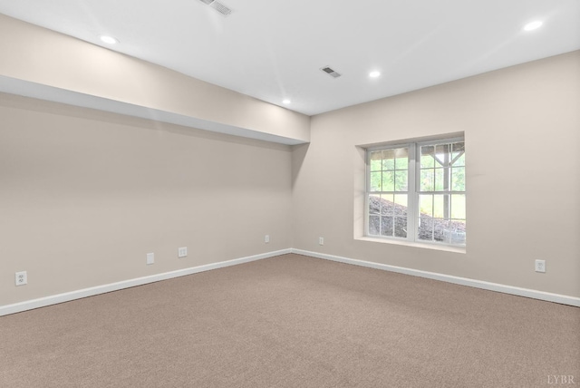 1505 Chestnut Grove Rd, Appomattox, VA 24522 - empty room with carpet flooring and recessed lighting