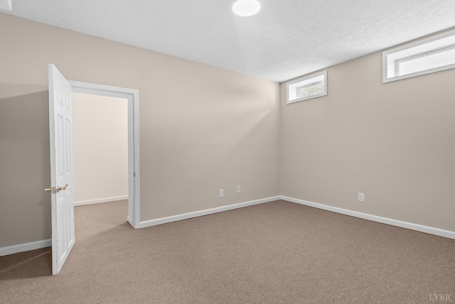 1505 Chestnut Grove Rd, Appomattox, VA 24522 - basement featuring carpet flooring and a textured ceiling