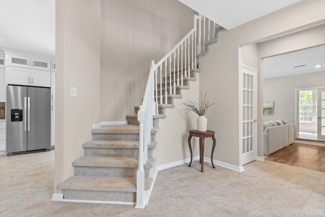 1505 Chestnut Grove Rd, Appomattox, VA 24522 - stairway with baseboards
