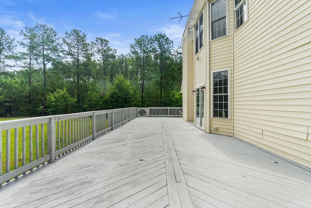 1505 Chestnut Grove Rd, Appomattox, VA 24522 - view of wooden terrace