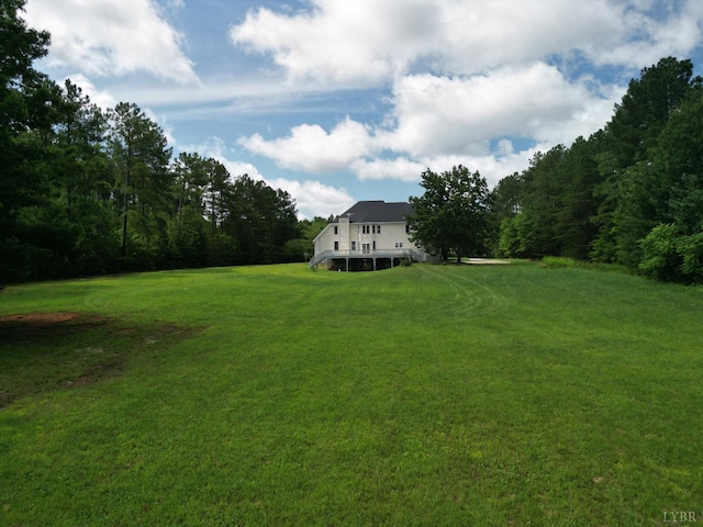 1505 Chestnut Grove Rd, Appomattox, VA 24522 - view of grassy yard featuring a view of trees