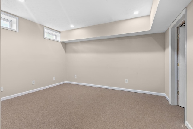 1505 Chestnut Grove Rd, Appomattox, VA 24522 - below grade area featuring carpet and recessed lighting