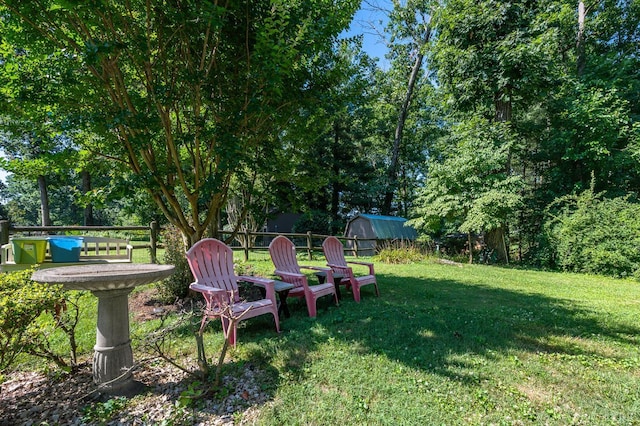 201 Windsor Rd, Lynchburg, VA 24502 - view of green lawn featuring a storage shed