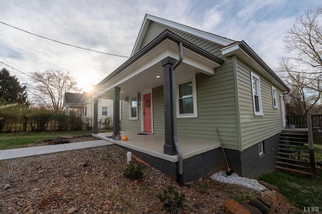 3040 Forest Hills Cir, Lynchburg, VA 24501 - view of home's exterior with a porch and stairs