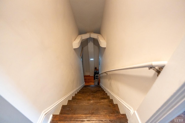 3040 Forest Hills Cir, Lynchburg, VA 24501 - stairs with wood finished floors