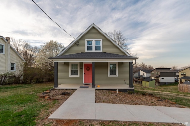 3040 Forest Hills Cir, Lynchburg, VA 24501 - view of front of house featuring a porch and a front yard