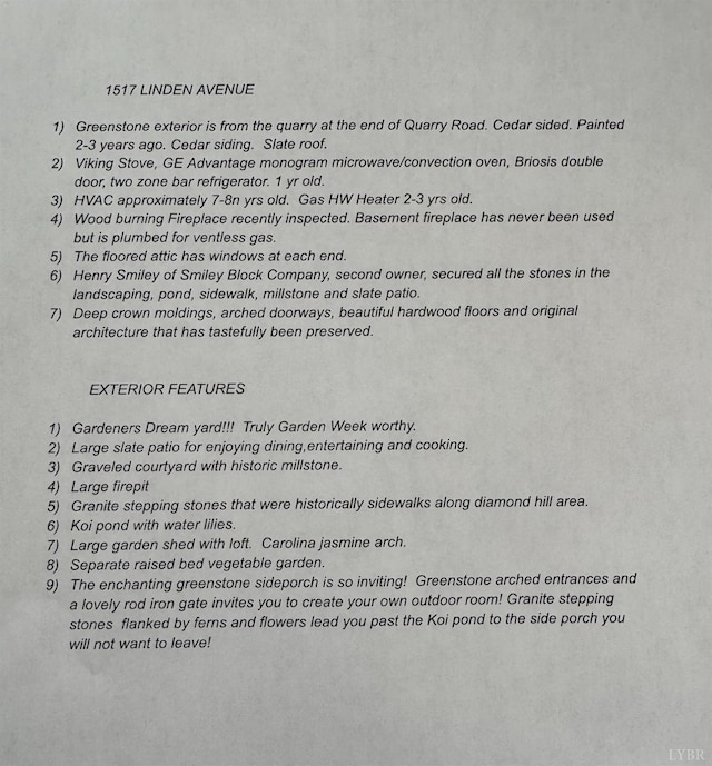 1517 Linden Ave, Lynchburg, VA 24503 - view of miscellaneous document
