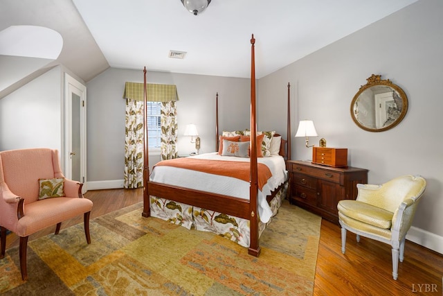 1517 Linden Ave, Lynchburg, VA 24503 - bedroom featuring wood finished floors and lofted ceiling