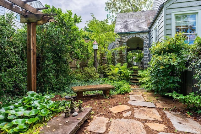 1517 Linden Ave, Lynchburg, VA 24503 - view of yard with a pergola