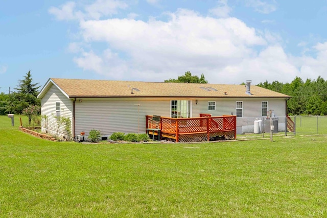 7026 Midway Rd, Phenix, VA 23959 - back of house with a wooden deck